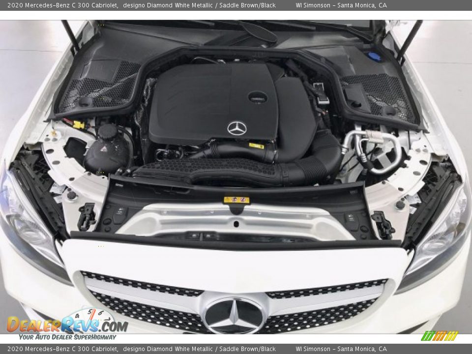2020 Mercedes-Benz C 300 Cabriolet designo Diamond White Metallic / Saddle Brown/Black Photo #8