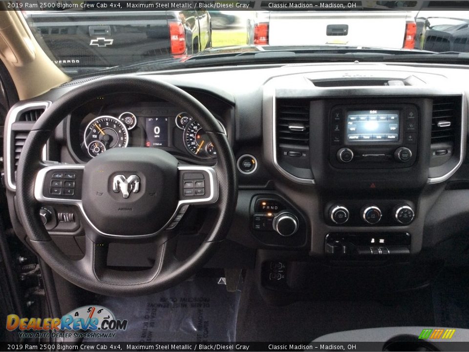 2019 Ram 2500 Bighorn Crew Cab 4x4 Maximum Steel Metallic / Black/Diesel Gray Photo #3