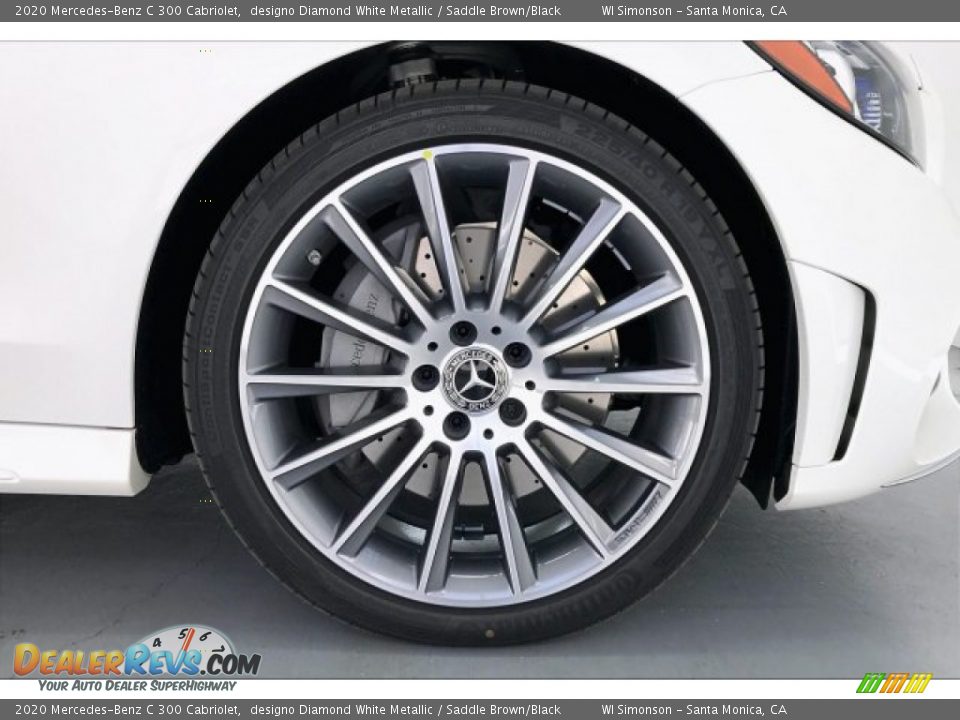 2020 Mercedes-Benz C 300 Cabriolet designo Diamond White Metallic / Saddle Brown/Black Photo #9