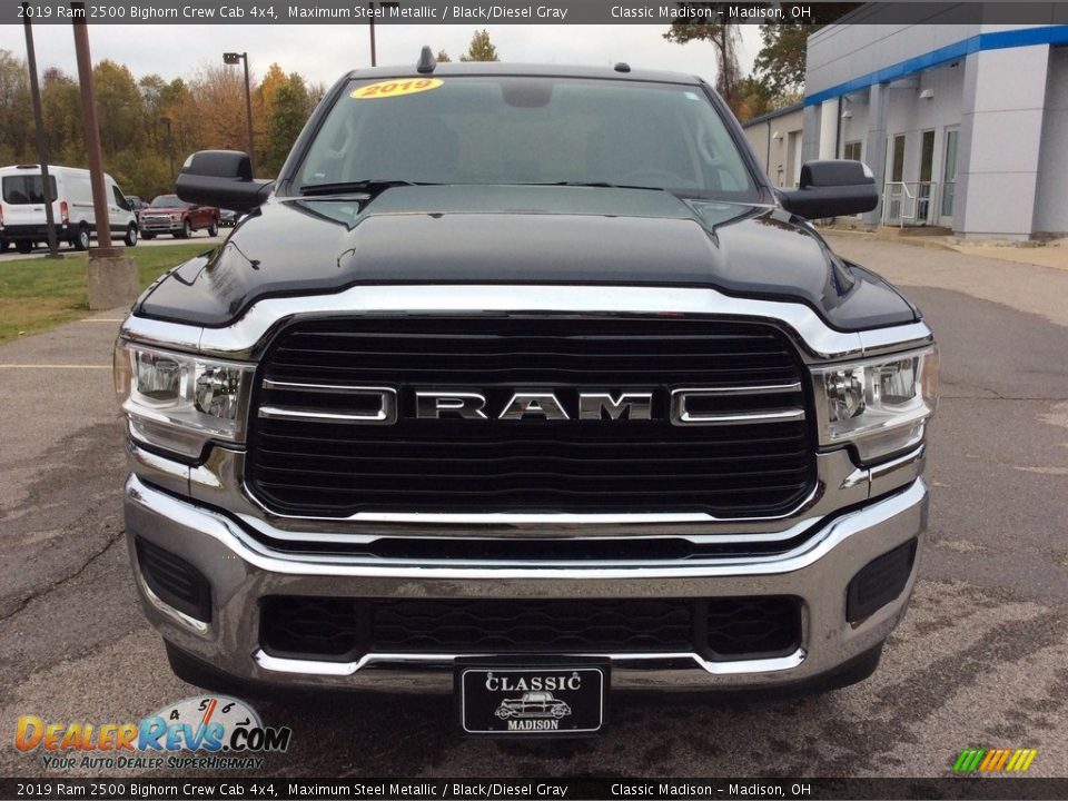 2019 Ram 2500 Bighorn Crew Cab 4x4 Maximum Steel Metallic / Black/Diesel Gray Photo #4