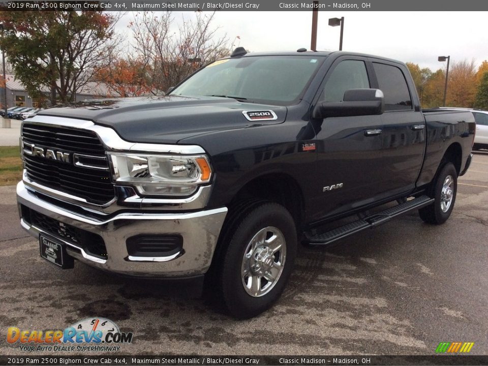 2019 Ram 2500 Bighorn Crew Cab 4x4 Maximum Steel Metallic / Black/Diesel Gray Photo #5