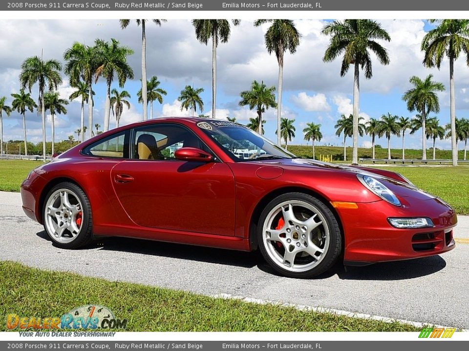 Ruby Red Metallic 2008 Porsche 911 Carrera S Coupe Photo #3