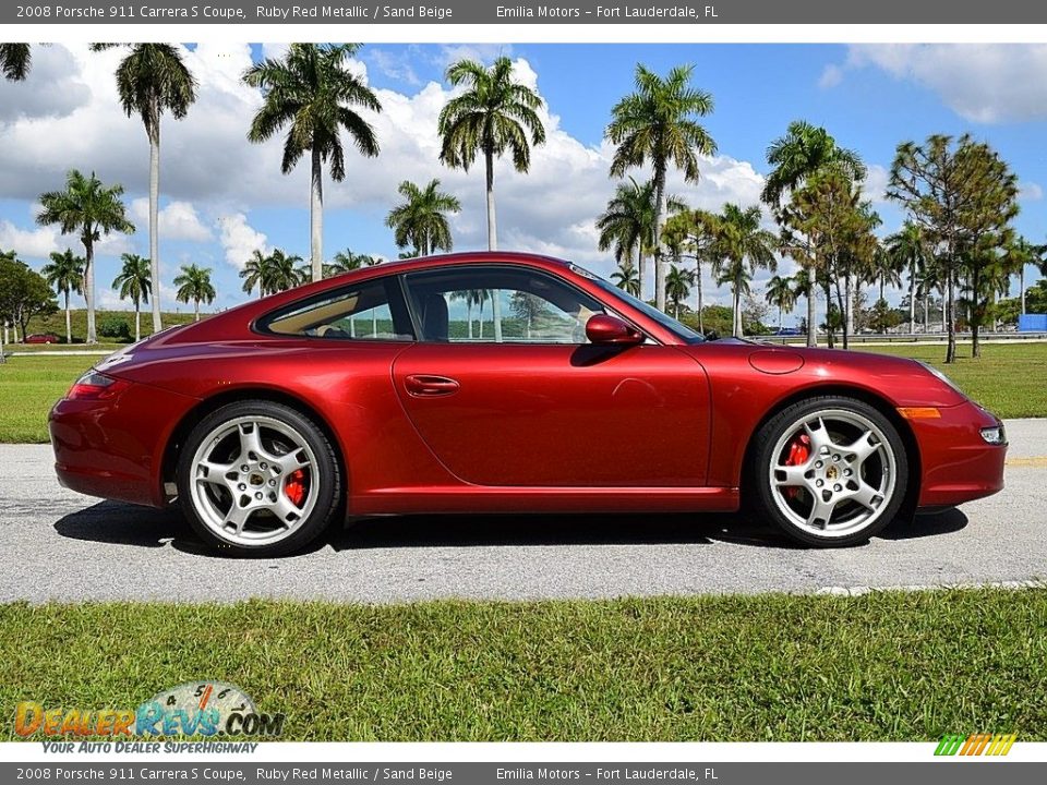 Ruby Red Metallic 2008 Porsche 911 Carrera S Coupe Photo #4