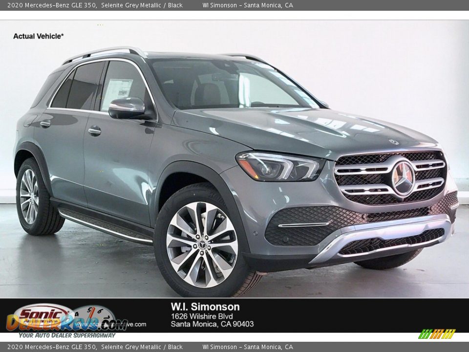 2020 Mercedes-Benz GLE 350 Selenite Grey Metallic / Black Photo #1