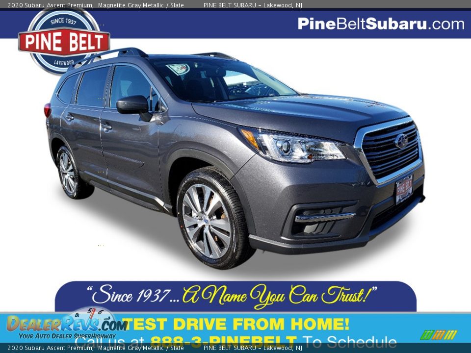 2020 Subaru Ascent Premium Magnetite Gray Metallic / Slate Photo #1