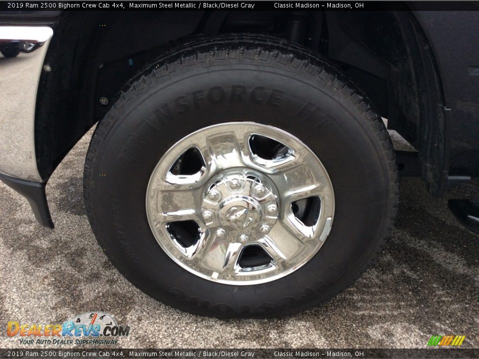 2019 Ram 2500 Bighorn Crew Cab 4x4 Maximum Steel Metallic / Black/Diesel Gray Photo #15