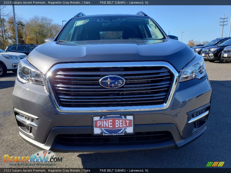 2020 Subaru Ascent Premium Magnetite Gray Metallic / Slate Photo #2
