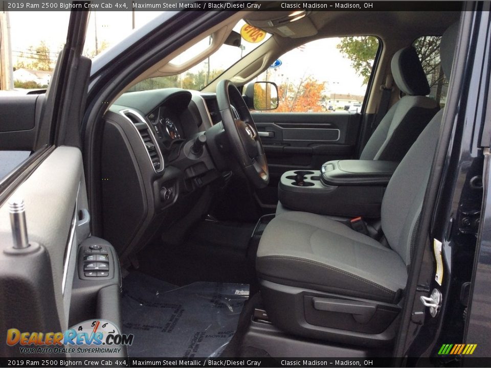 2019 Ram 2500 Bighorn Crew Cab 4x4 Maximum Steel Metallic / Black/Diesel Gray Photo #17