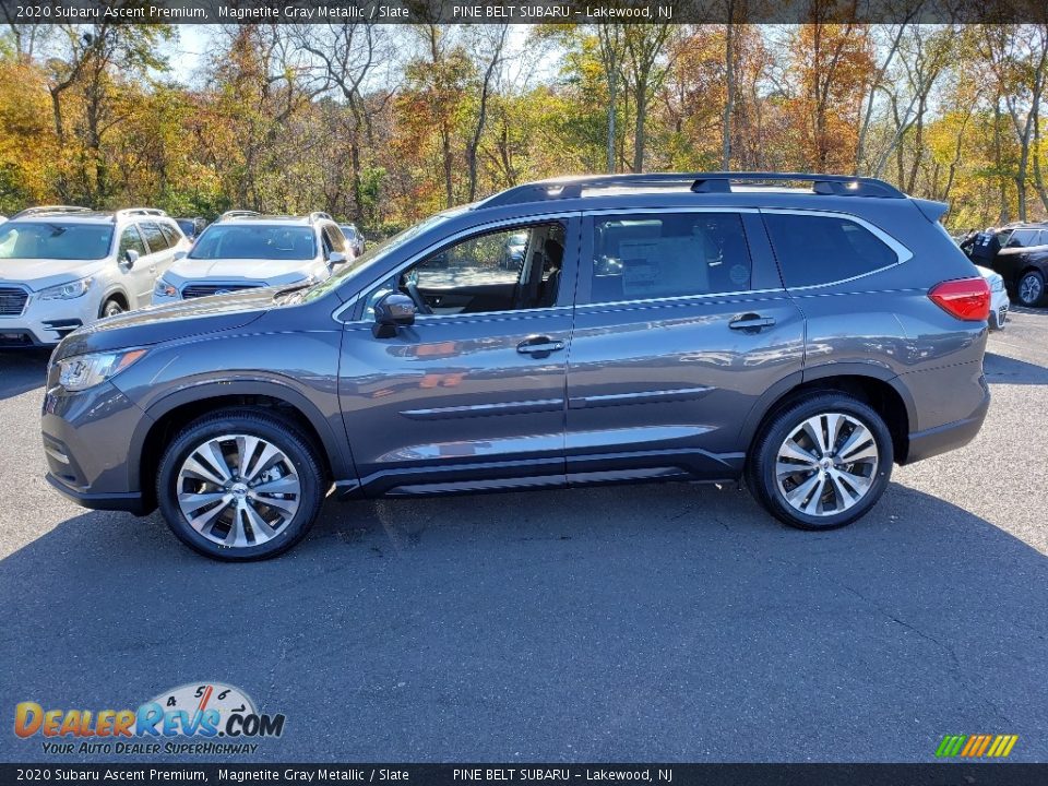 2020 Subaru Ascent Premium Magnetite Gray Metallic / Slate Photo #3