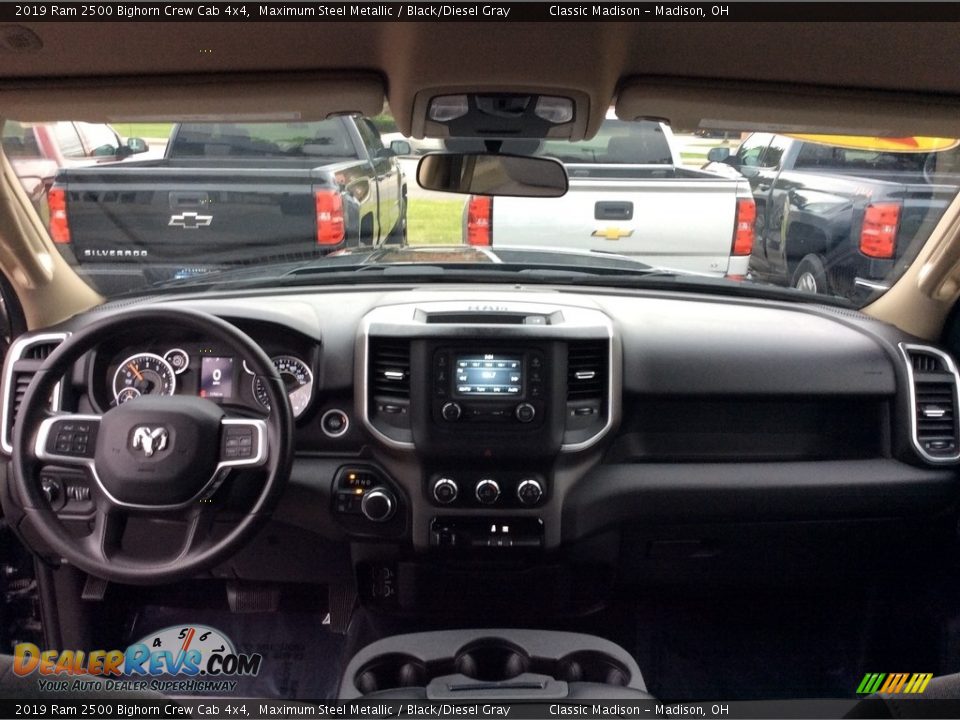 2019 Ram 2500 Bighorn Crew Cab 4x4 Maximum Steel Metallic / Black/Diesel Gray Photo #18