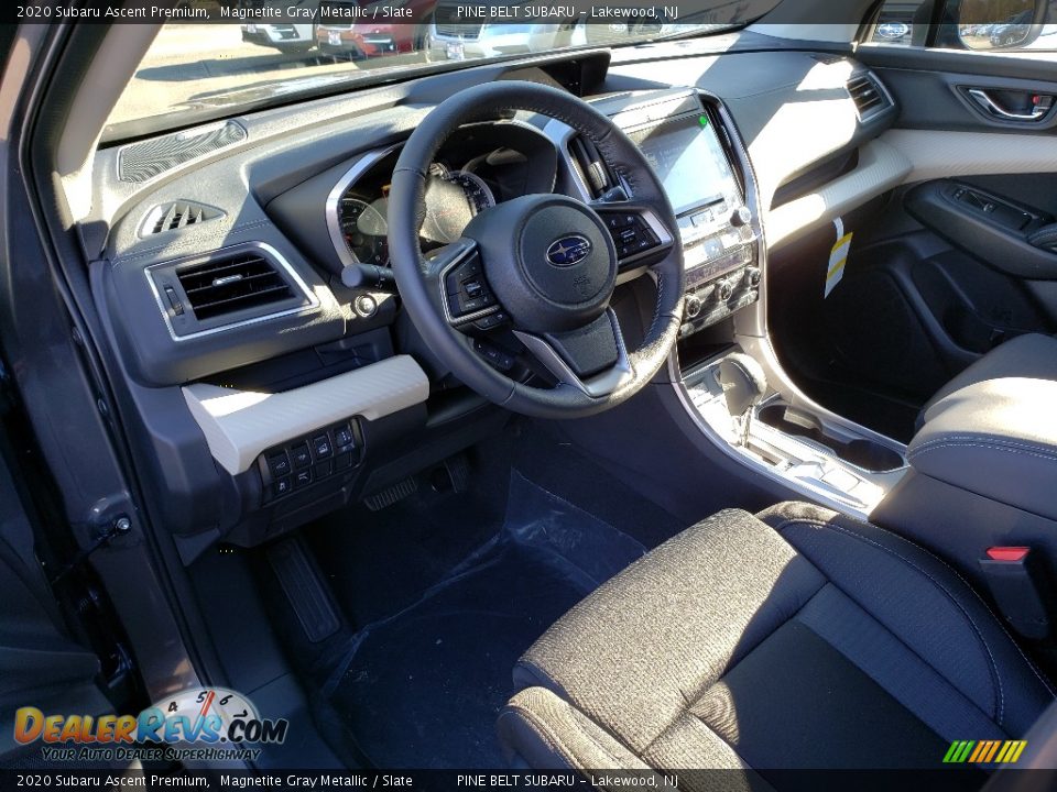 2020 Subaru Ascent Premium Magnetite Gray Metallic / Slate Photo #7