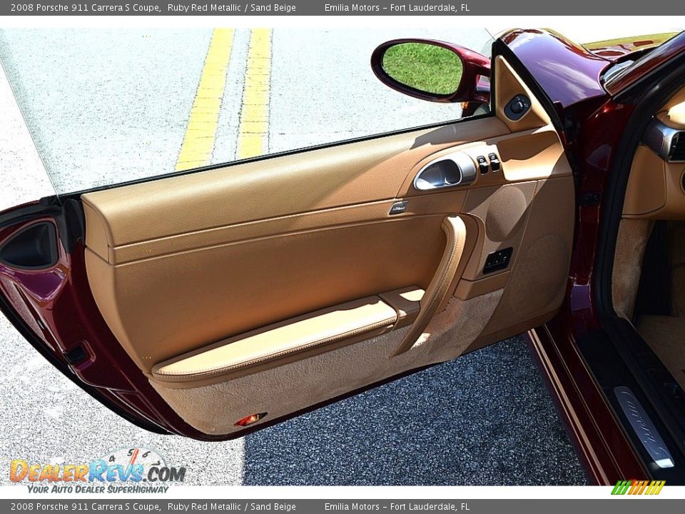 Door Panel of 2008 Porsche 911 Carrera S Coupe Photo #29