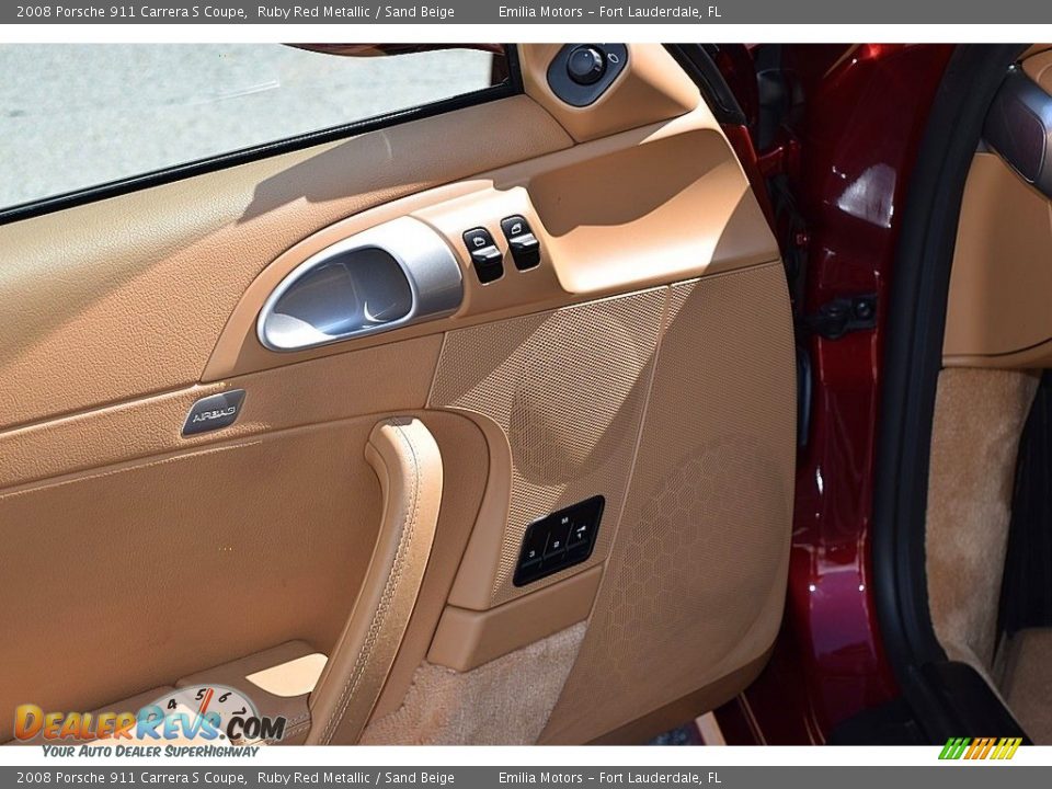 Door Panel of 2008 Porsche 911 Carrera S Coupe Photo #30