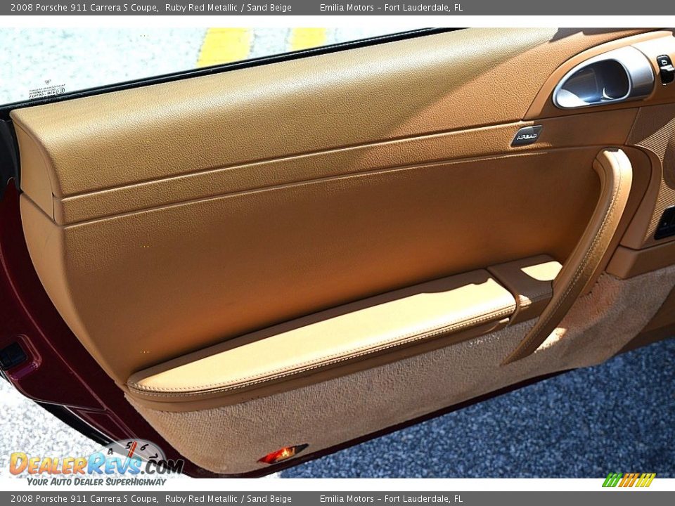 Door Panel of 2008 Porsche 911 Carrera S Coupe Photo #31