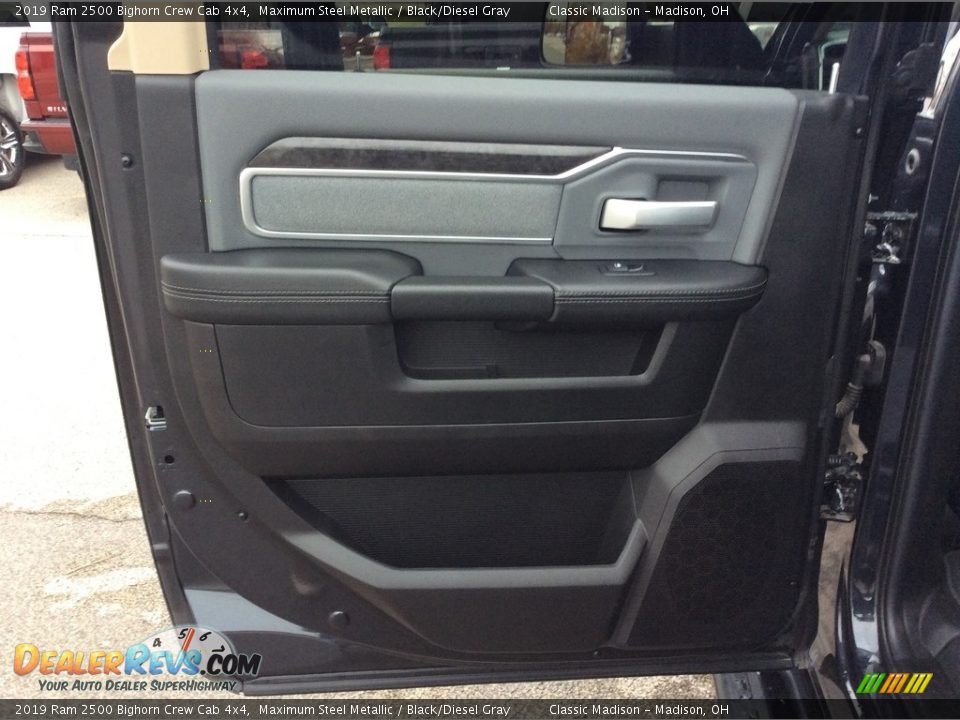 2019 Ram 2500 Bighorn Crew Cab 4x4 Maximum Steel Metallic / Black/Diesel Gray Photo #25