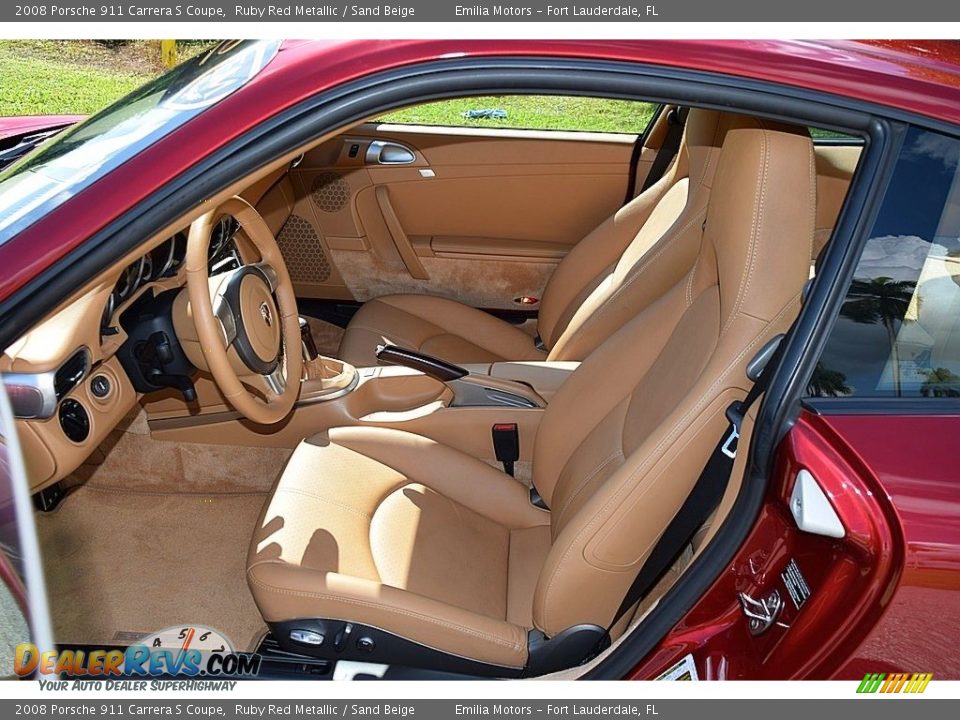 Front Seat of 2008 Porsche 911 Carrera S Coupe Photo #32