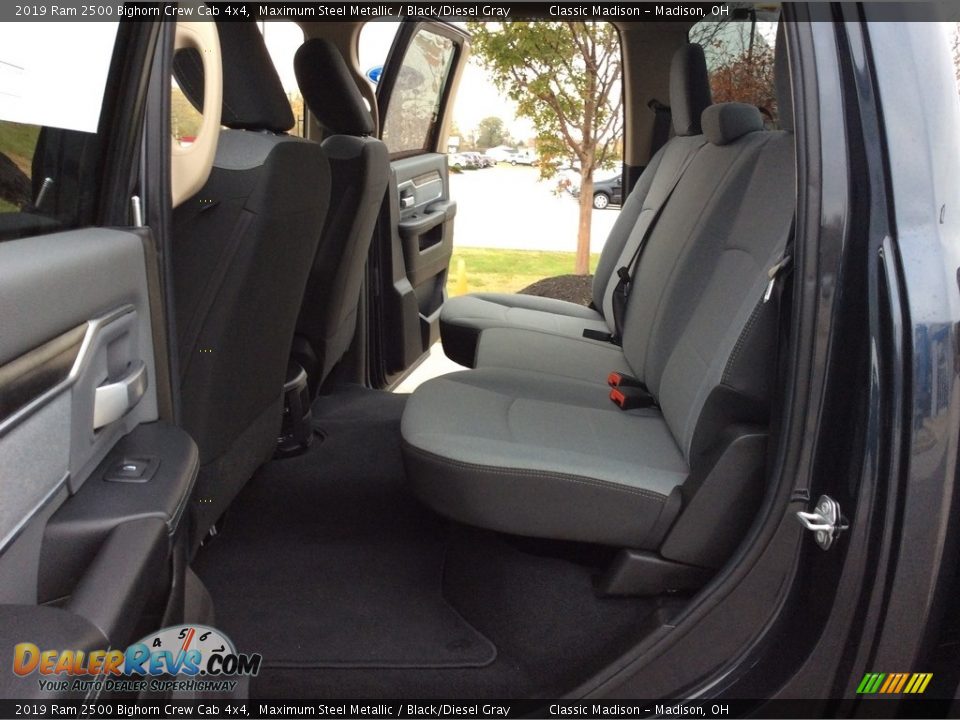 2019 Ram 2500 Bighorn Crew Cab 4x4 Maximum Steel Metallic / Black/Diesel Gray Photo #26
