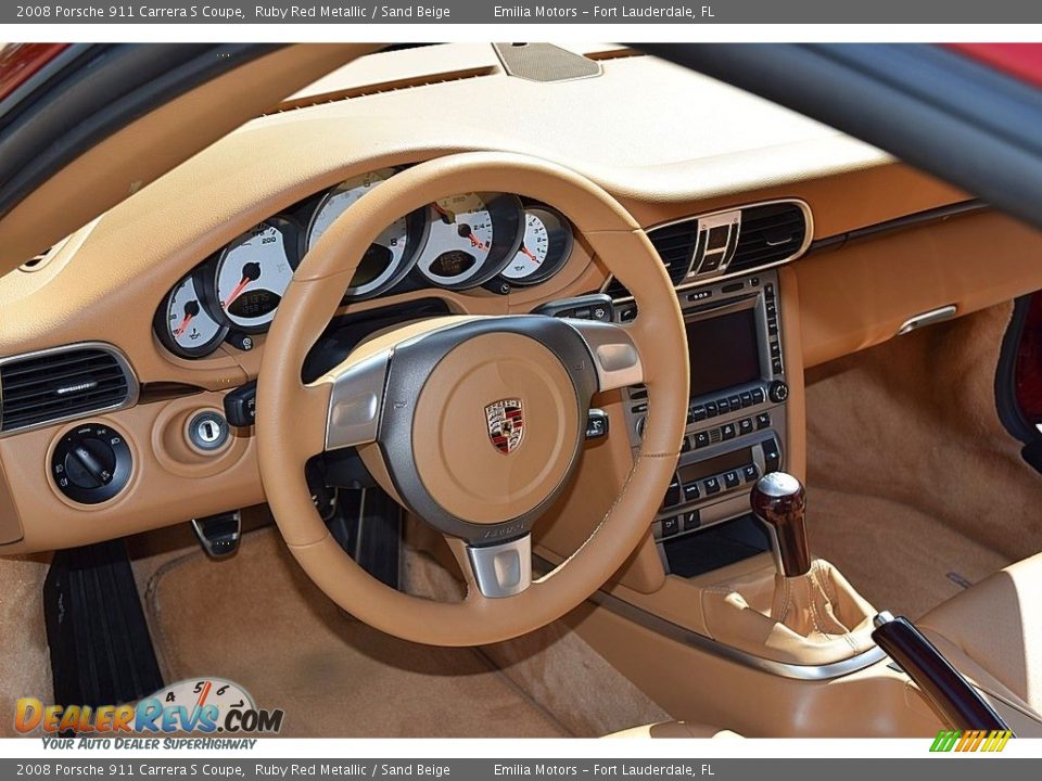 2008 Porsche 911 Carrera S Coupe Steering Wheel Photo #38