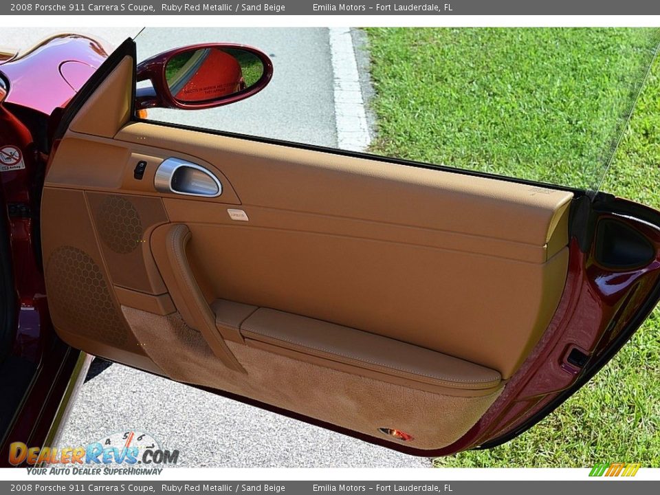 Door Panel of 2008 Porsche 911 Carrera S Coupe Photo #40