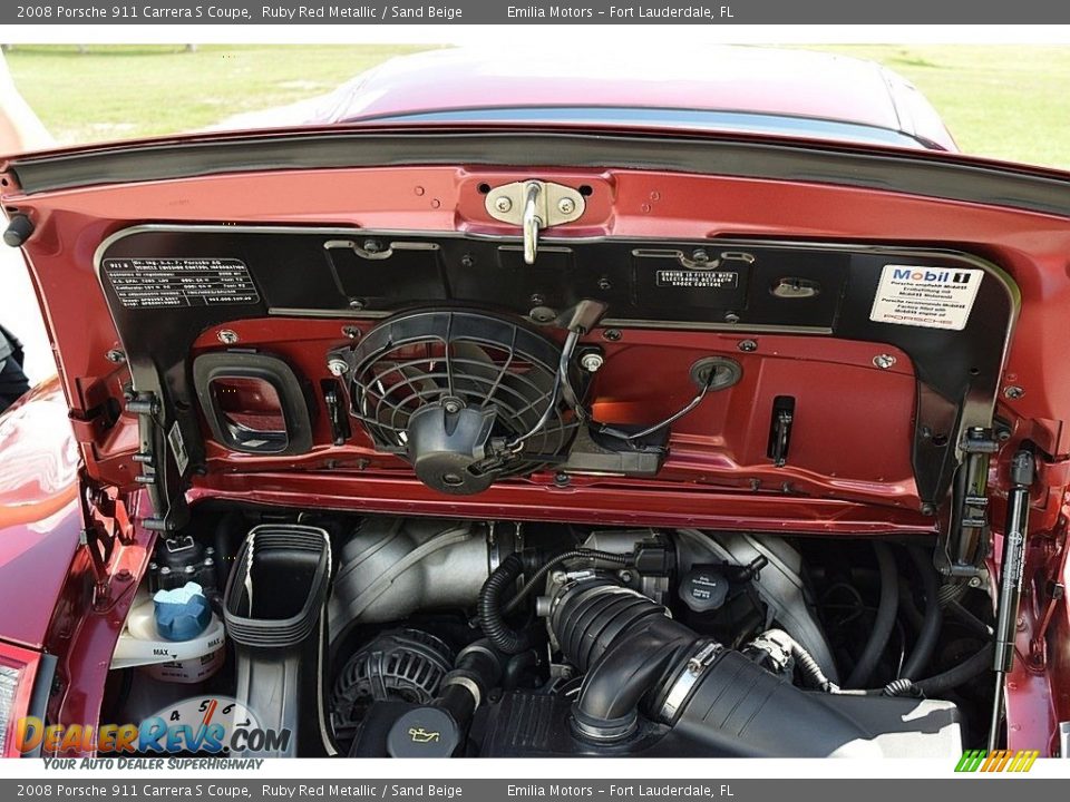 2008 Porsche 911 Carrera S Coupe 3.8 Liter DOHC 24V VarioCam Flat 6 Cylinder Engine Photo #50