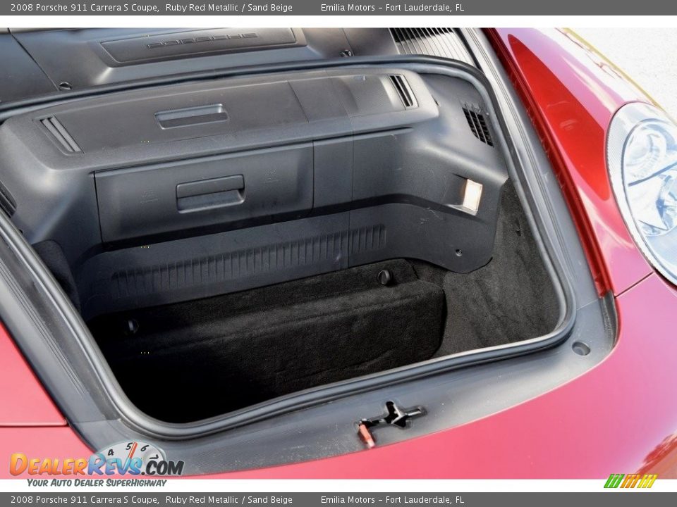 2008 Porsche 911 Carrera S Coupe Trunk Photo #53