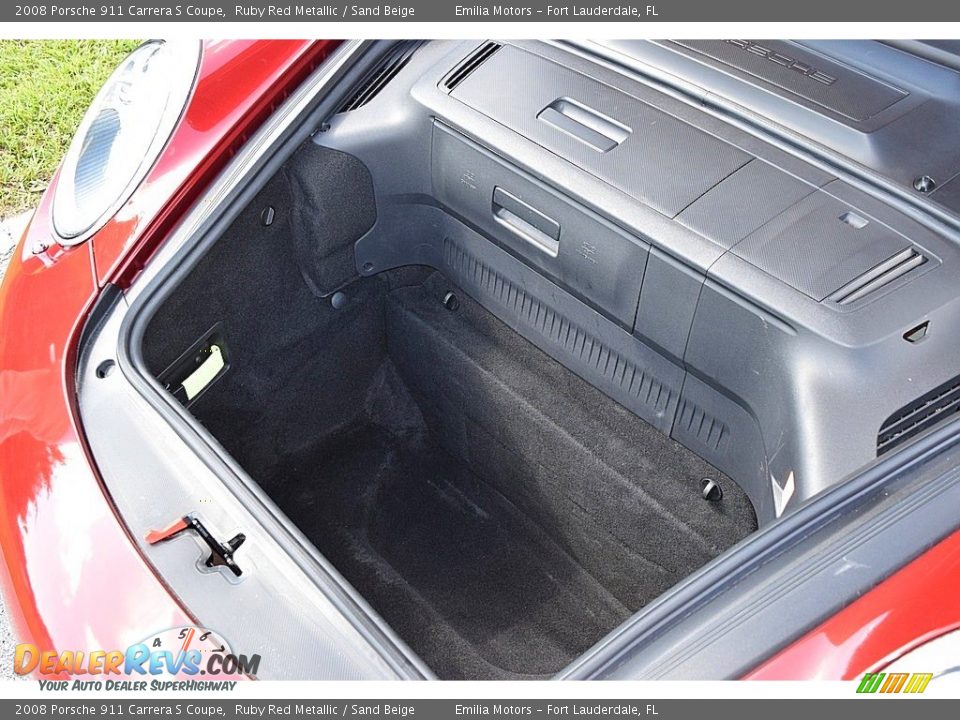 2008 Porsche 911 Carrera S Coupe Trunk Photo #54