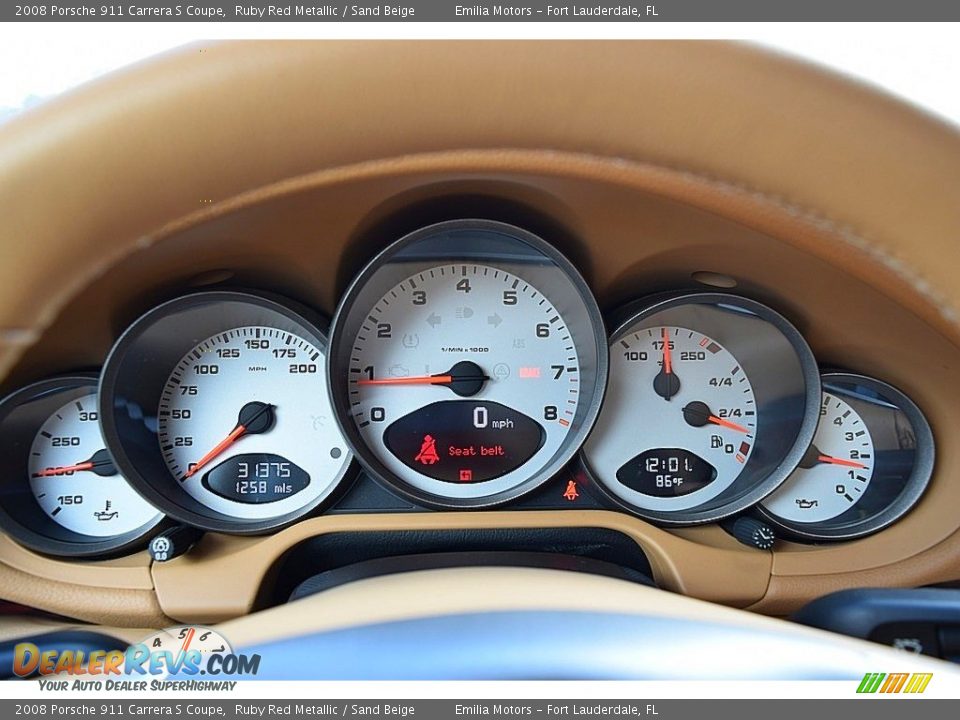 2008 Porsche 911 Carrera S Coupe Gauges Photo #55