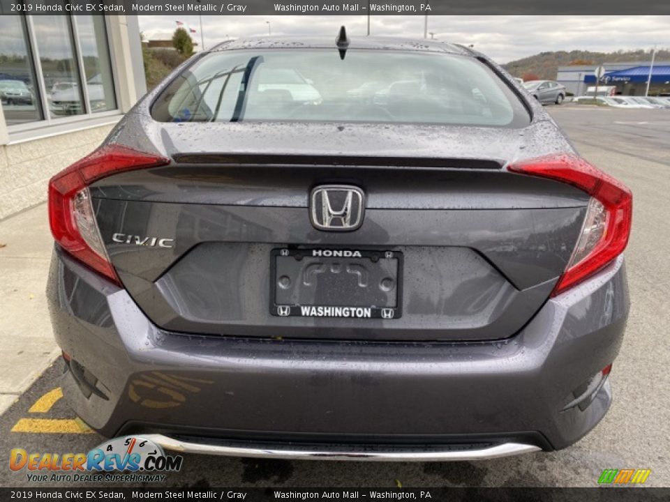 2019 Honda Civic EX Sedan Modern Steel Metallic / Gray Photo #6