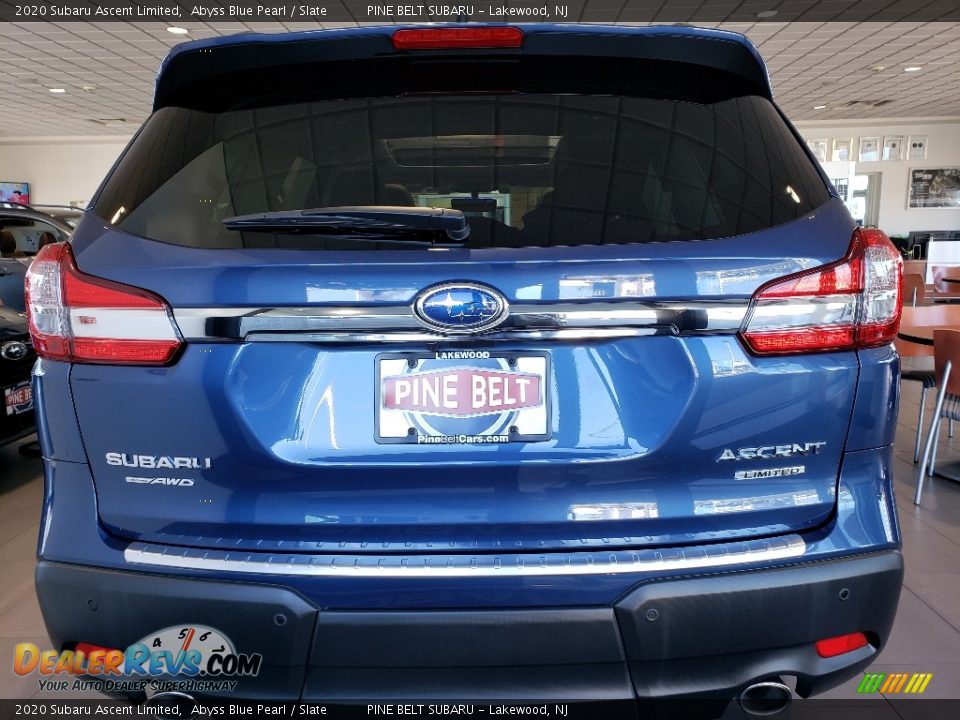 2020 Subaru Ascent Limited Abyss Blue Pearl / Slate Photo #4
