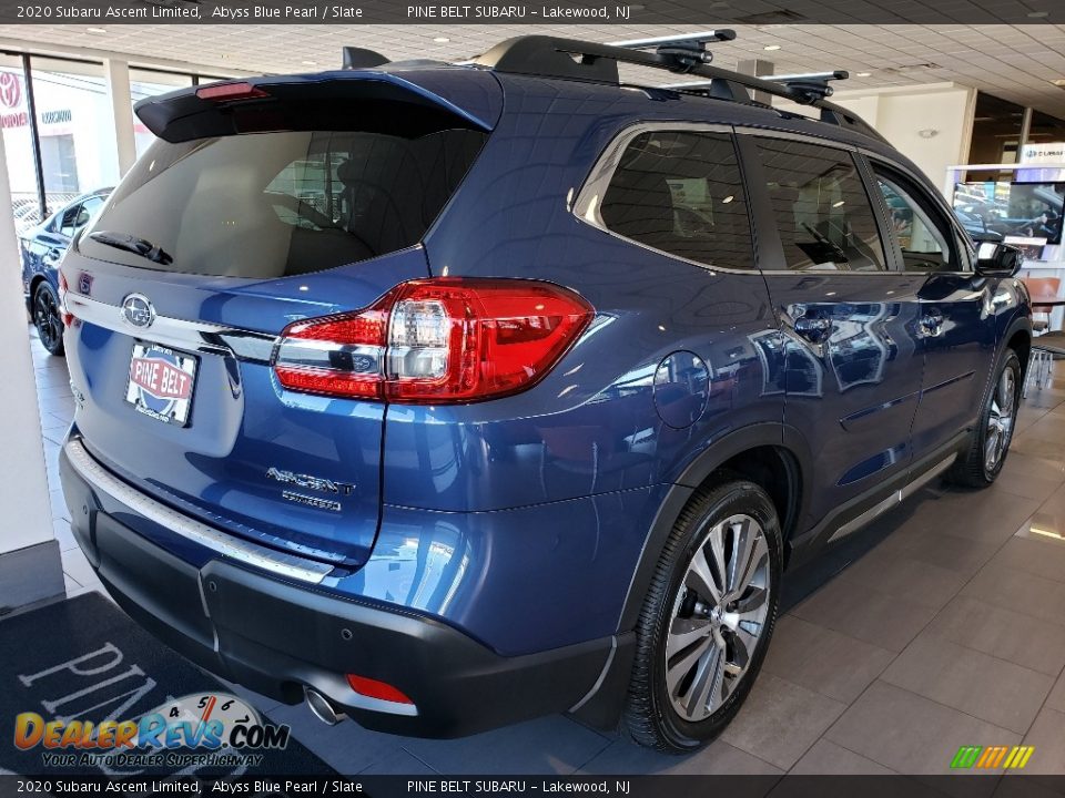 2020 Subaru Ascent Limited Abyss Blue Pearl / Slate Photo #5