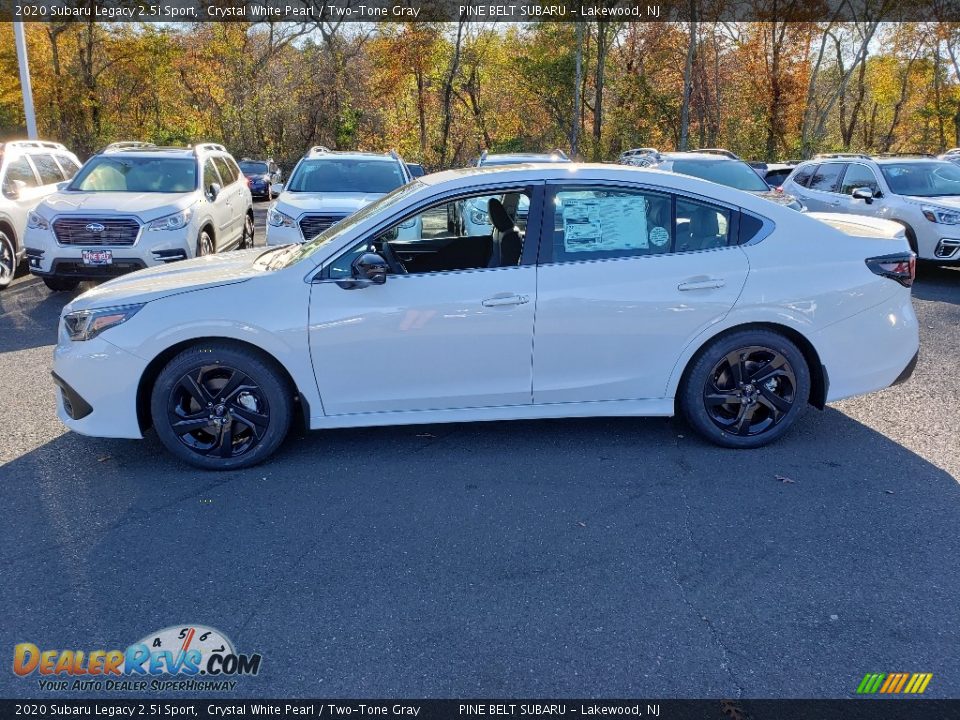 2020 Subaru Legacy 2.5i Sport Crystal White Pearl / Two-Tone Gray Photo #3