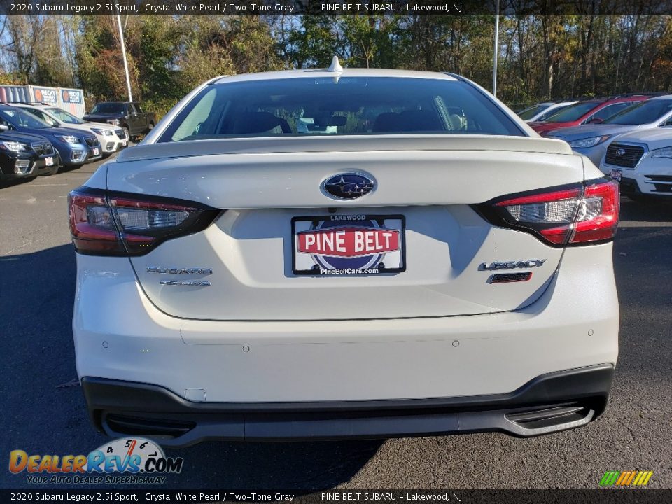 2020 Subaru Legacy 2.5i Sport Crystal White Pearl / Two-Tone Gray Photo #5