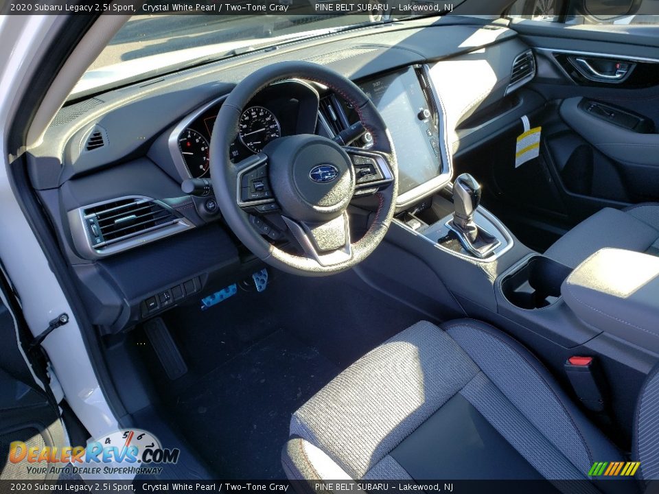2020 Subaru Legacy 2.5i Sport Crystal White Pearl / Two-Tone Gray Photo #7