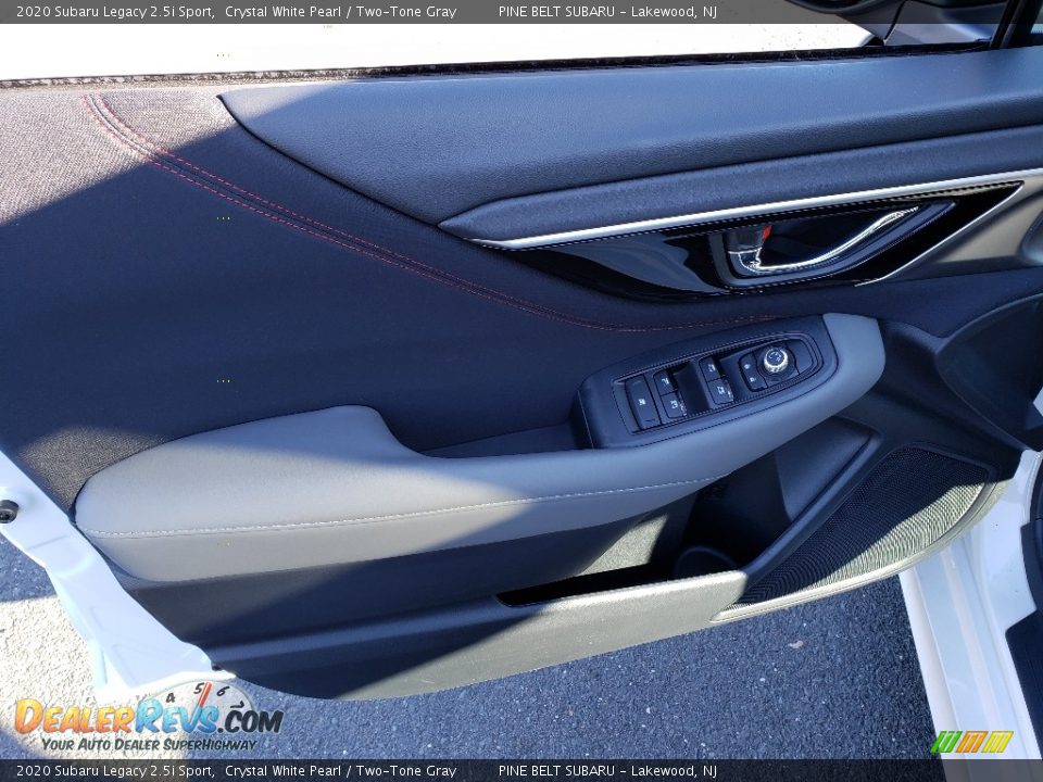 2020 Subaru Legacy 2.5i Sport Crystal White Pearl / Two-Tone Gray Photo #8