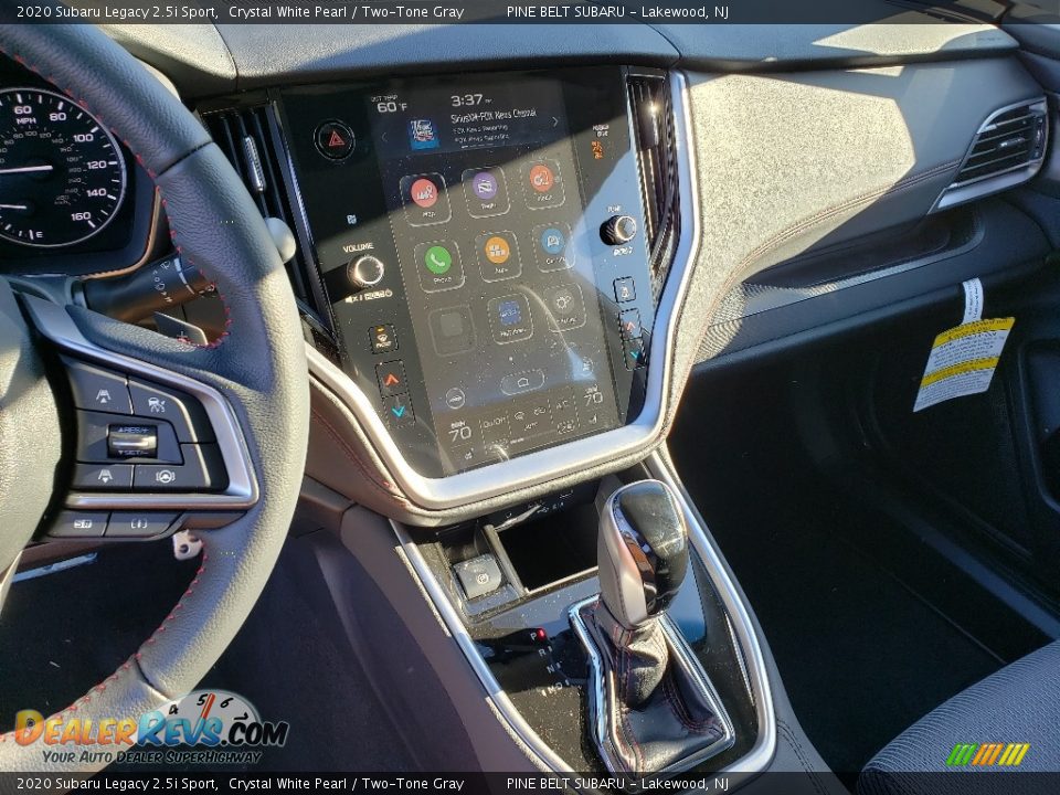 2020 Subaru Legacy 2.5i Sport Crystal White Pearl / Two-Tone Gray Photo #9