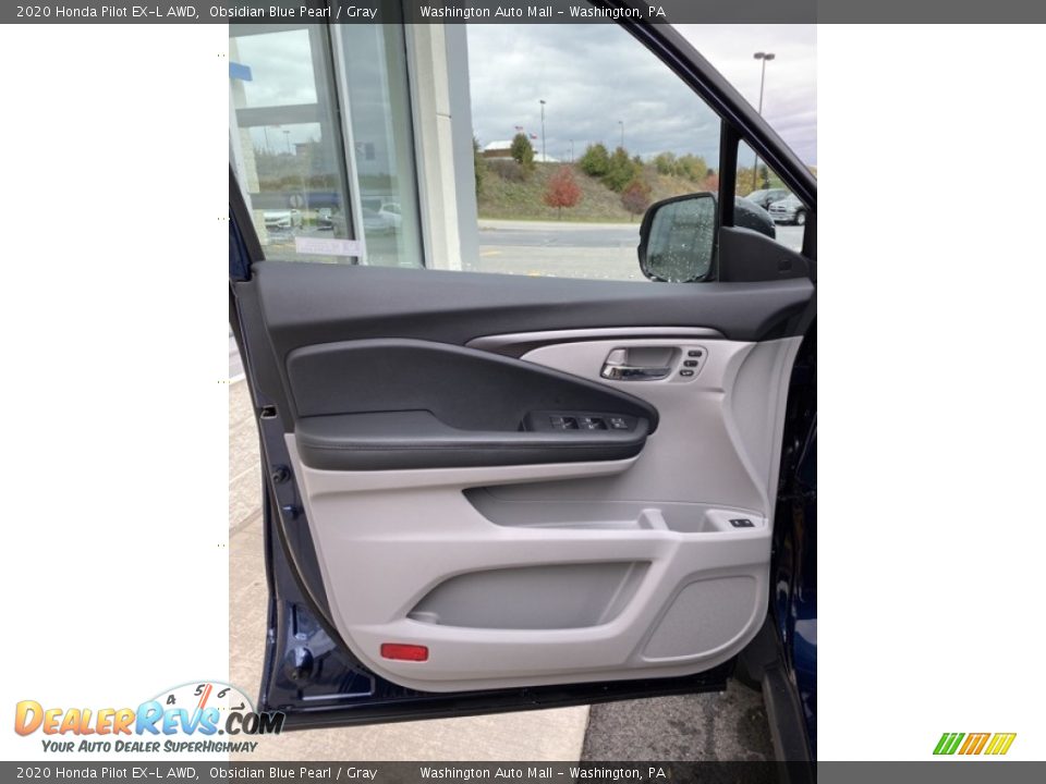 2020 Honda Pilot EX-L AWD Obsidian Blue Pearl / Gray Photo #10