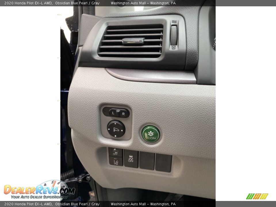 2020 Honda Pilot EX-L AWD Obsidian Blue Pearl / Gray Photo #12
