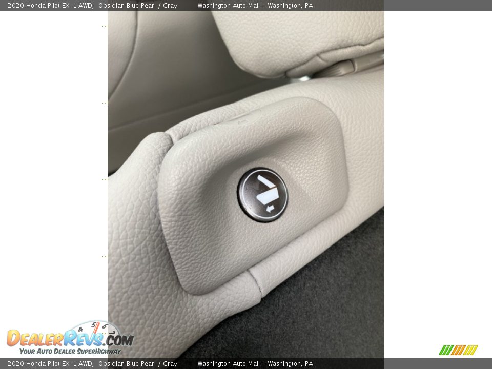2020 Honda Pilot EX-L AWD Obsidian Blue Pearl / Gray Photo #20