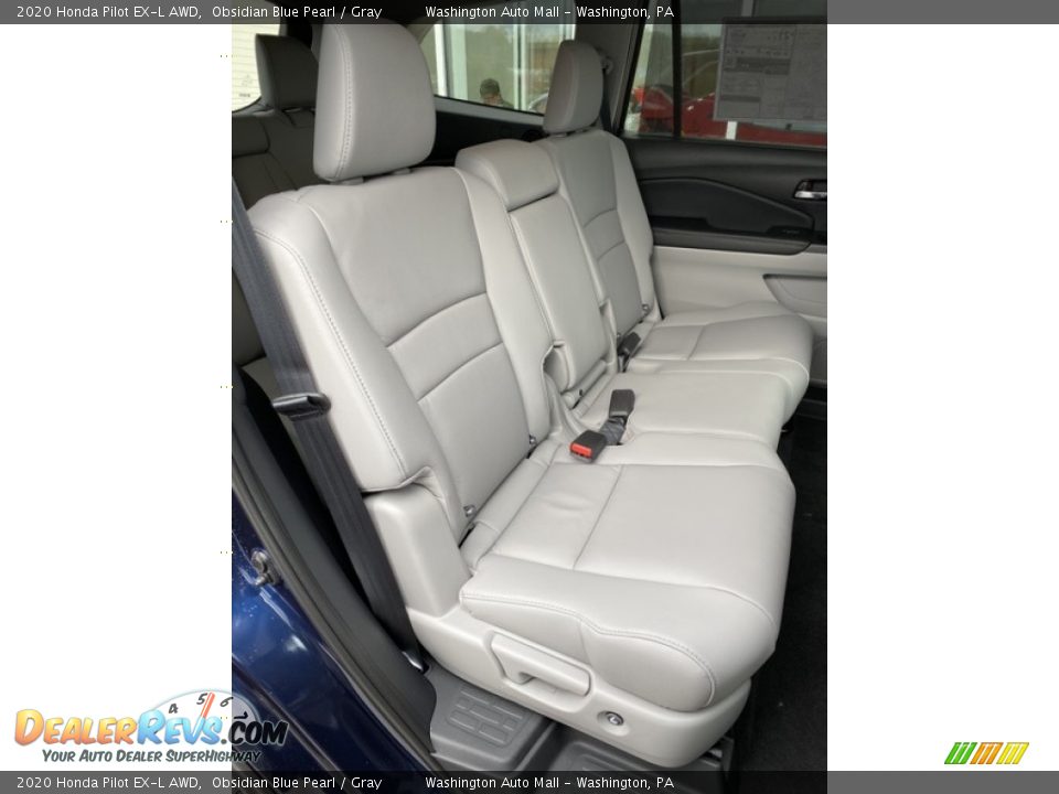 2020 Honda Pilot EX-L AWD Obsidian Blue Pearl / Gray Photo #27