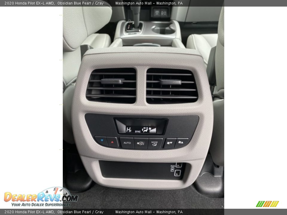 2020 Honda Pilot EX-L AWD Obsidian Blue Pearl / Gray Photo #31