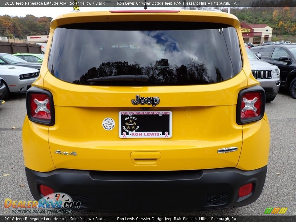 2018 Jeep Renegade Latitude 4x4 Solar Yellow / Black Photo #4