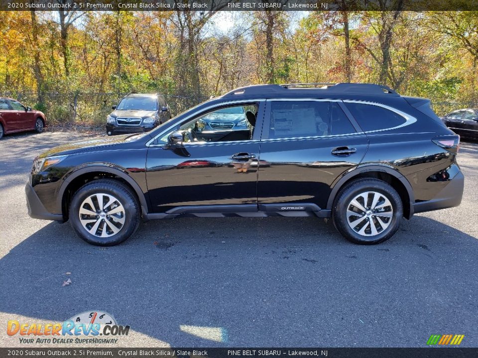 2020 Subaru Outback 2.5i Premium Crystal Black Silica / Slate Black Photo #3