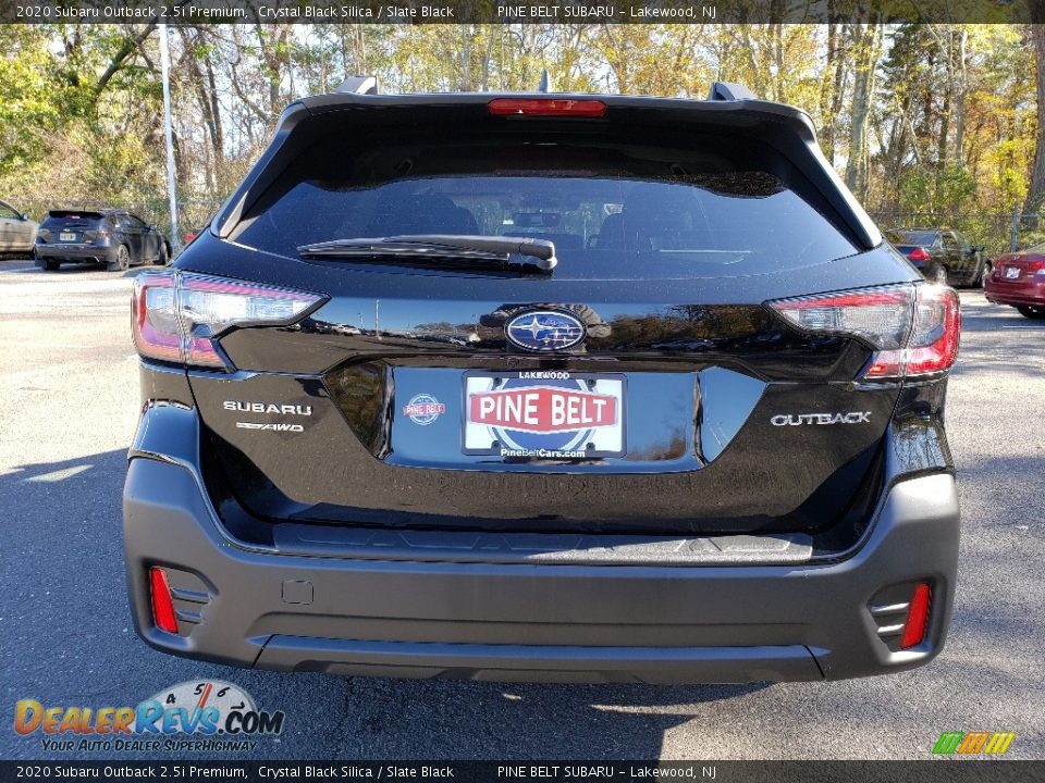 2020 Subaru Outback 2.5i Premium Crystal Black Silica / Slate Black Photo #5