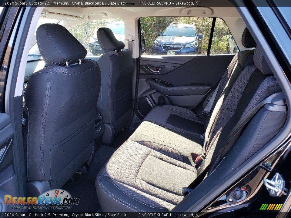 2020 Subaru Outback 2.5i Premium Crystal Black Silica / Slate Black Photo #6