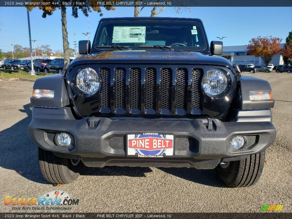 2020 Jeep Wrangler Sport 4x4 Black / Black Photo #2