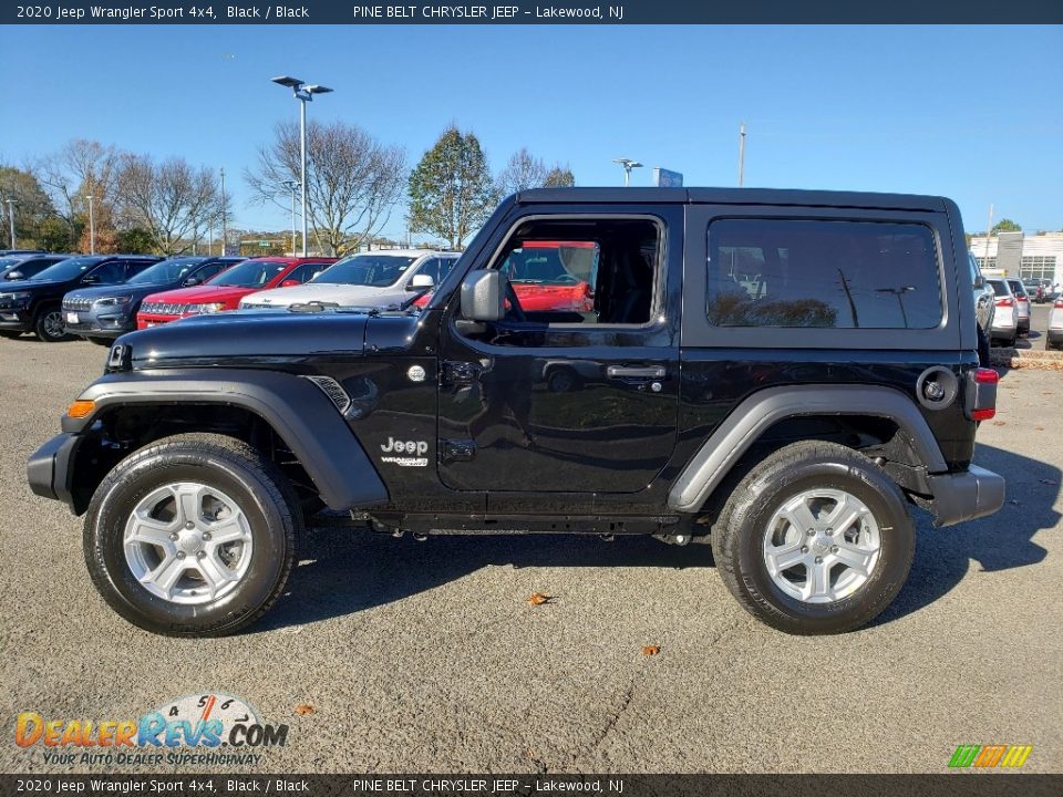 2020 Jeep Wrangler Sport 4x4 Black / Black Photo #3