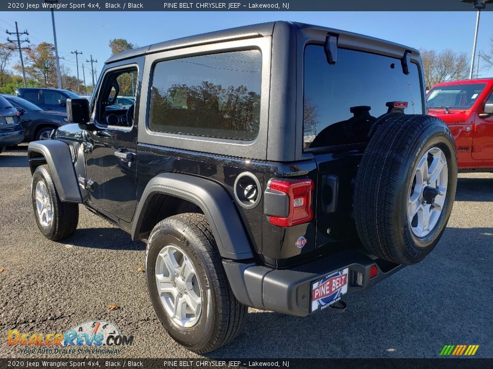 2020 Jeep Wrangler Sport 4x4 Black / Black Photo #4