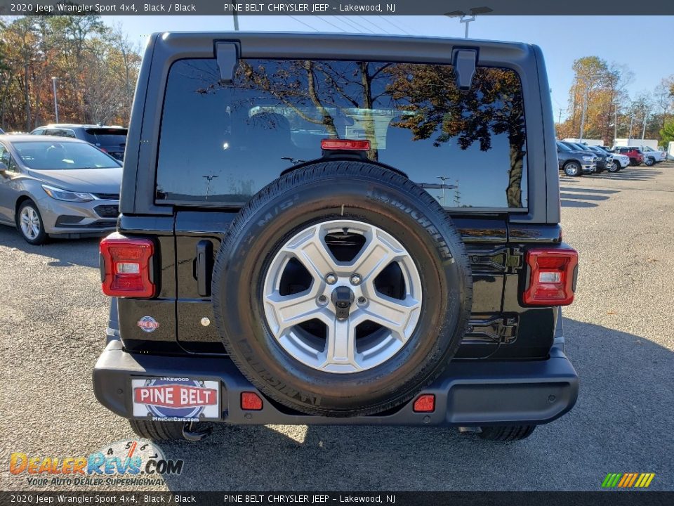 2020 Jeep Wrangler Sport 4x4 Black / Black Photo #5