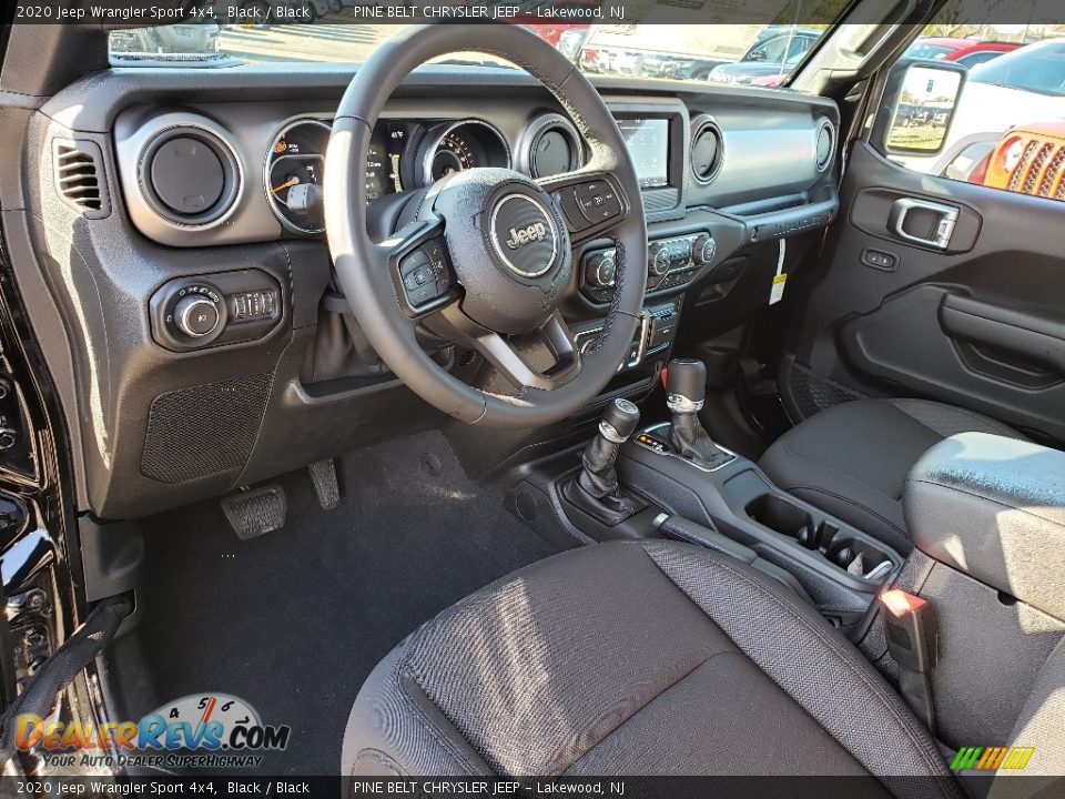 2020 Jeep Wrangler Sport 4x4 Black / Black Photo #7