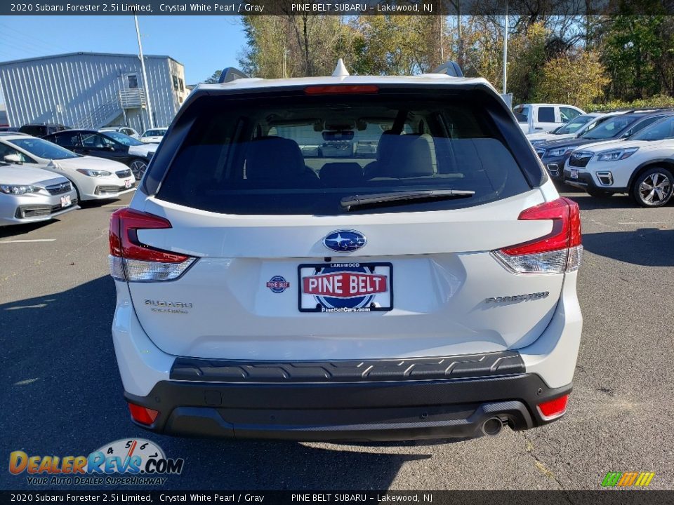 2020 Subaru Forester 2.5i Limited Crystal White Pearl / Gray Photo #5